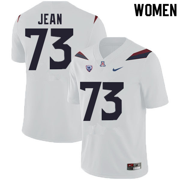 Women #73 Woody Jean Arizona Wildcats College Football Jerseys Sale-White - Click Image to Close